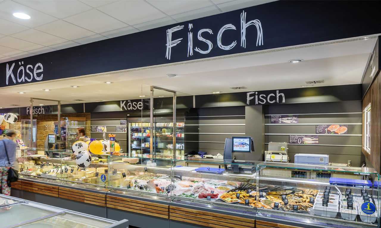 Fischtheke im Edeka Windmann